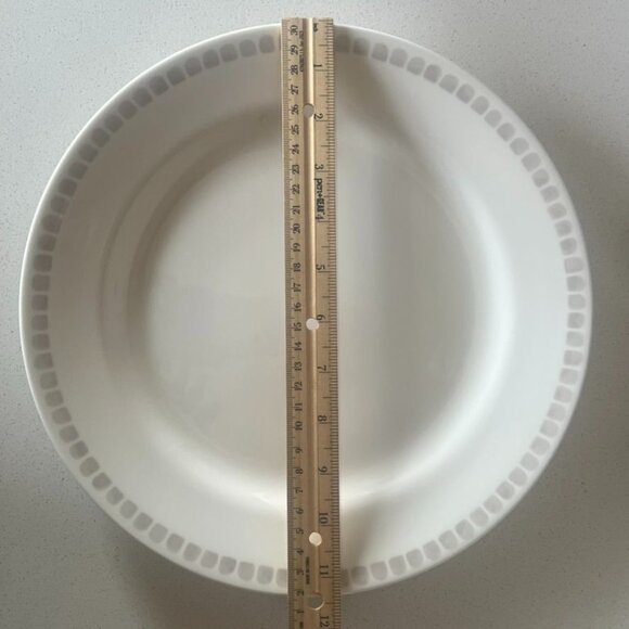 Kate Spade/Lenox Charlotte Street North Grey 4pc Setting Stripes Dots Mix Match - Picture 7 of 9